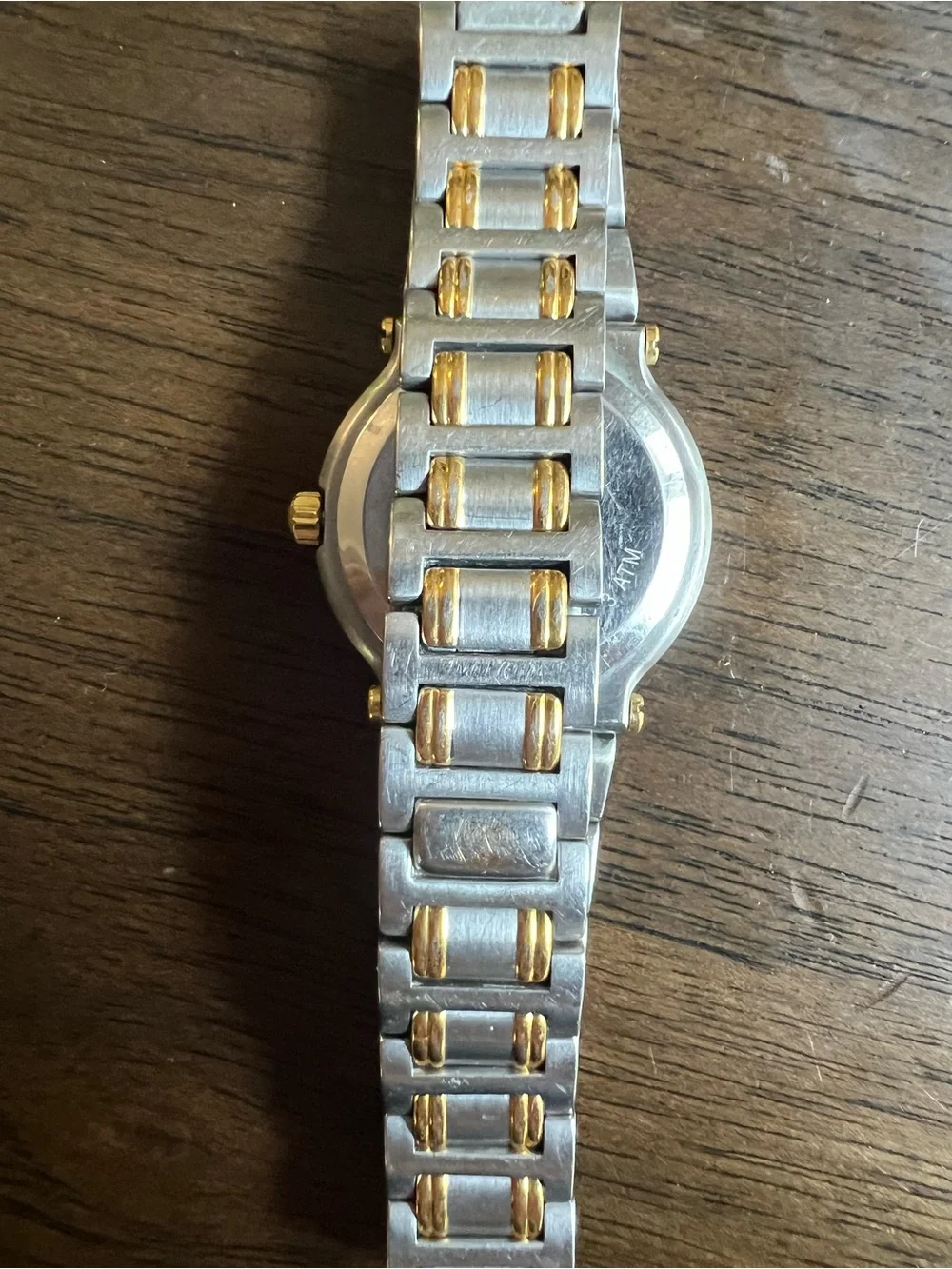 Gucci Two-Tone Gold and Silver Women's Watch with White Dial